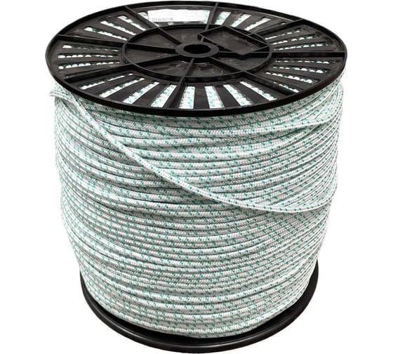 Изображение товара Полипропиленовый плетеный шнур truEnergy 5 мм цветной катушка 500 м 12045