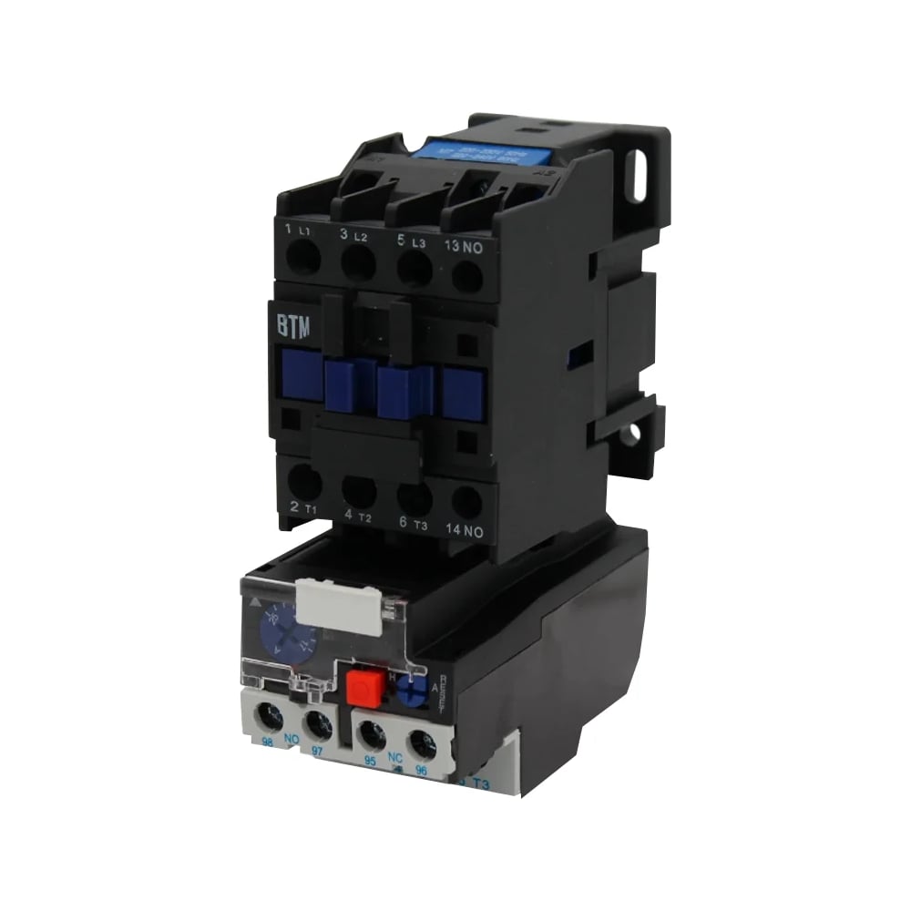 Контактор электромагнитный ВТМ КМН-11220-12А-400АС-1з-РТЛ1008-2(2,5-4,0А)-УХЛ4-А- ВТМ00066580