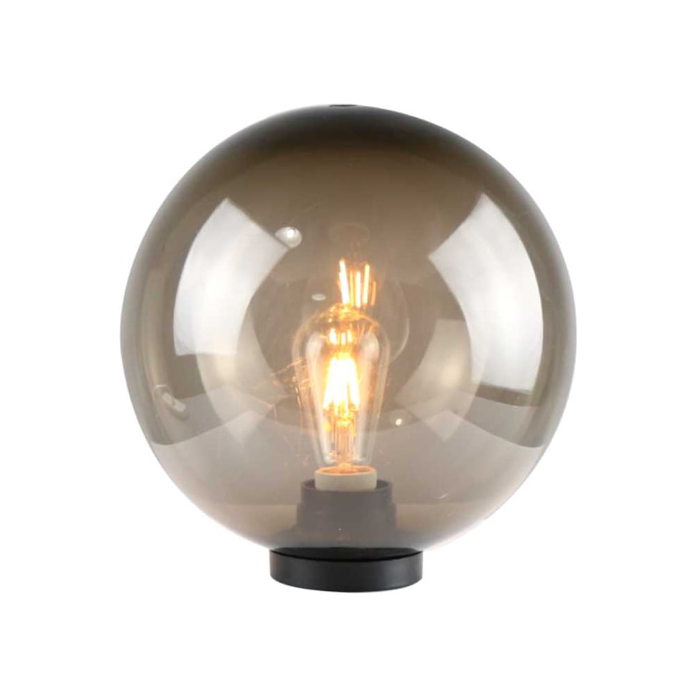 Светильник садово-парковый General Lighting Systems GWL-E27-IP65 Дымчатый Большой Астар шар, диаметр 30 см IP65 под лампу Е27 без опоры 662584