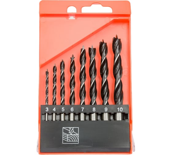 Изображение товара Набор сверл по дереву TDM ELECTRIC 8 шт 3-4-5-6-7-8-9-10 мм SQ1093-0202