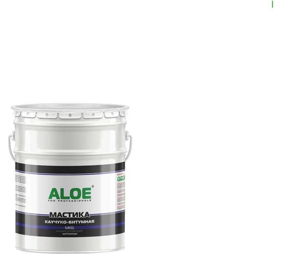 Изображение товара Каучуко-битумная мастика ALOE МКБ 20кг 010230