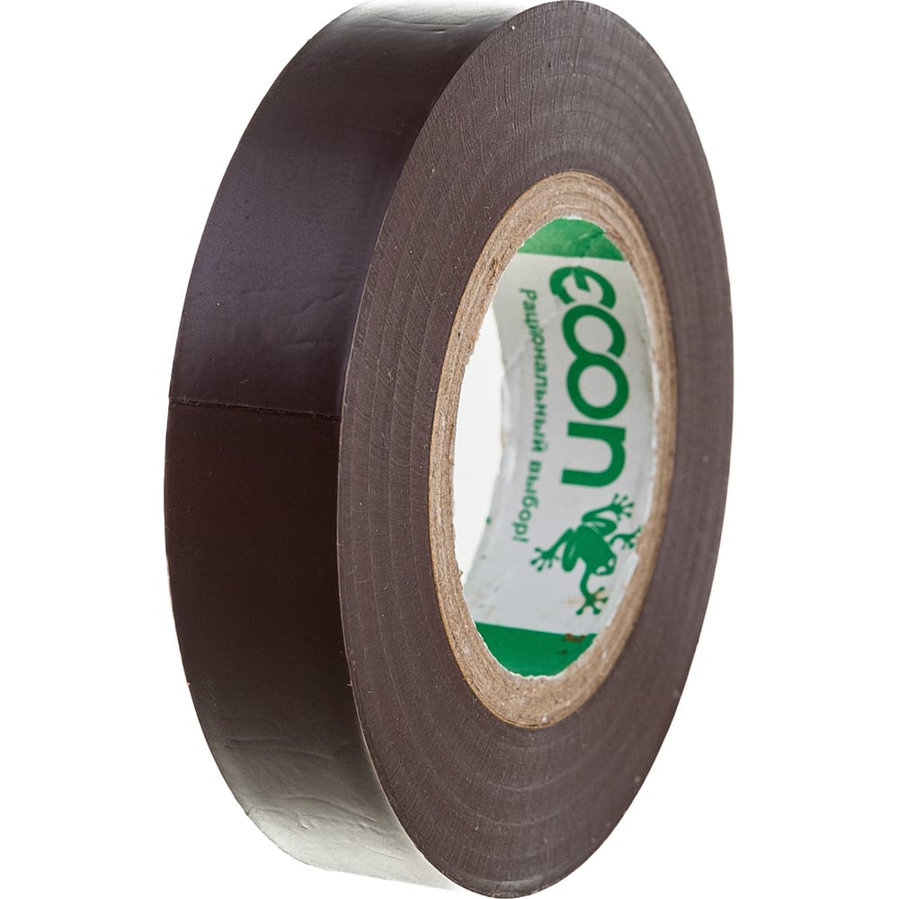 Изображение товара Изолента Econ 15 мм х 20 м коричневая морозостойкая огнестойкая водостойкая