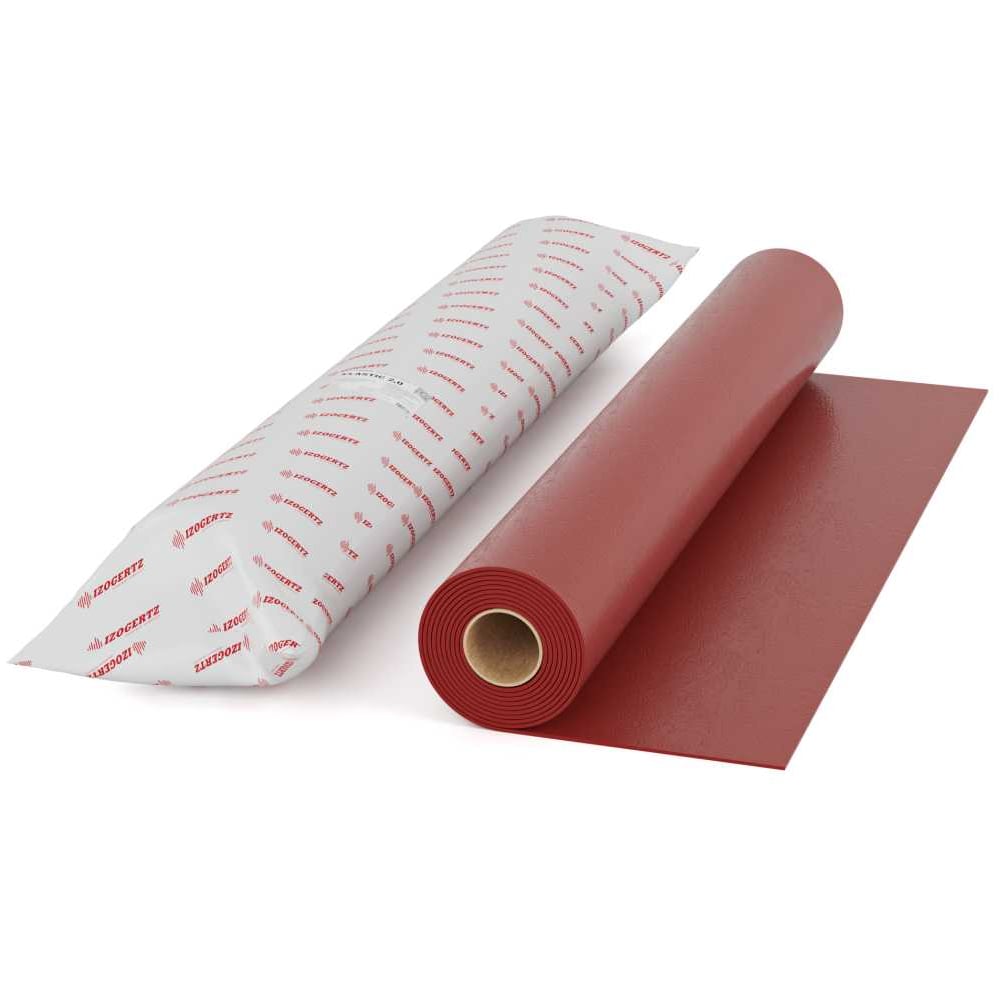 Звукоизоляционная мембрана IZOGERTZ Elastic 2,0 (2500х1200х2мм, 3м2) 3117001001
