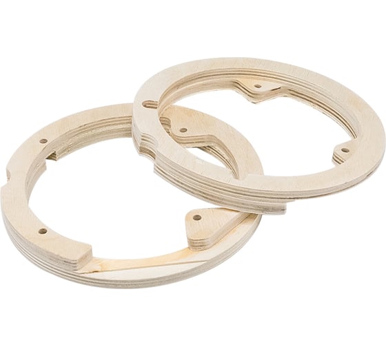 Изображение товара Проставочные кольца AurA LADA Priora под 16 см фанера RNG-PR.6PW