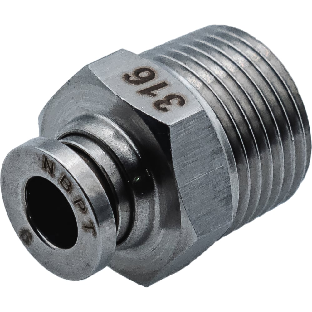 Фитинг прямой с нар. резьбой NBPT SSC 06-3/8 (03) (нерж. 316) Набор арт. 86208