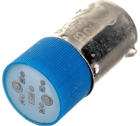 Изображение товара Светодиод Emas 220В под патрон Ba9S, синий LED220M