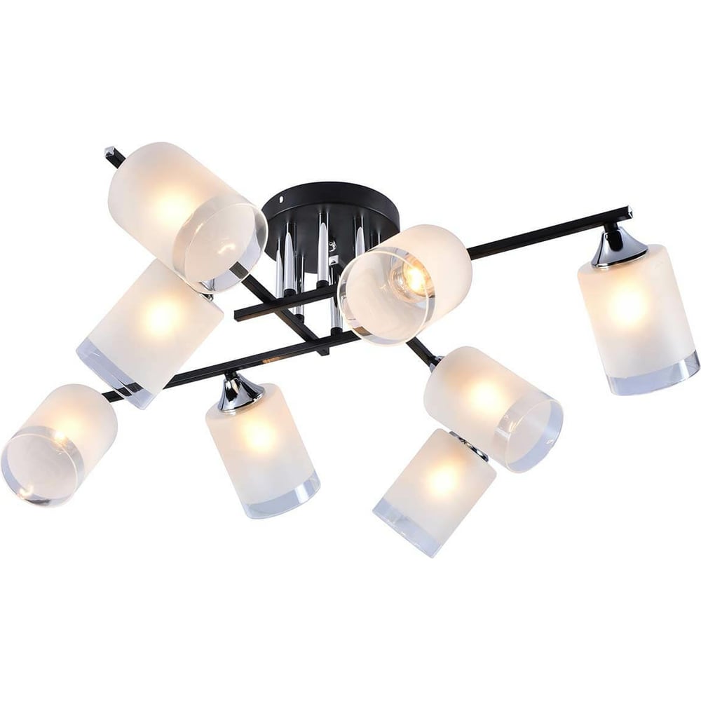 Изображение товара Люстра Rivoli Marielle 9073308 8 x E27 60 Вт модерн стиль белый черный