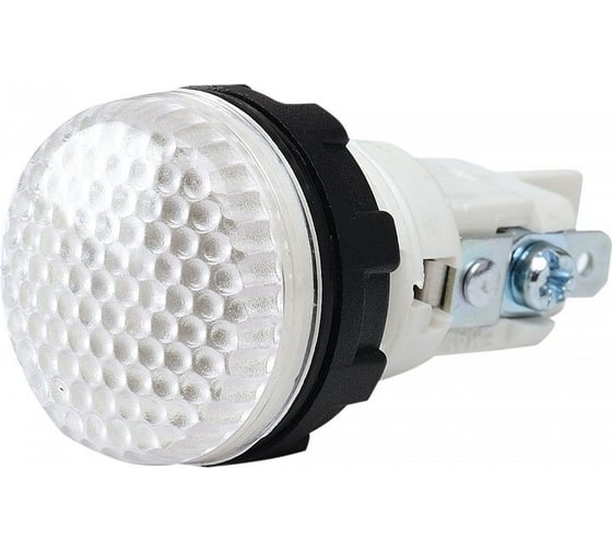 Изображение товара Сигнальная арматура Emas белая 22мм под лампу с резьбой Ba9S 220B, S224NB7