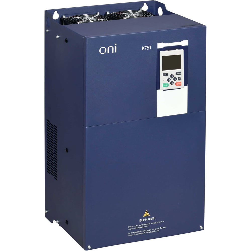 Преобразователь частоты ONI K751 380В 3Ф 132-160кВт 253-304А с дросселем постоянного тока K751-33-132160RM