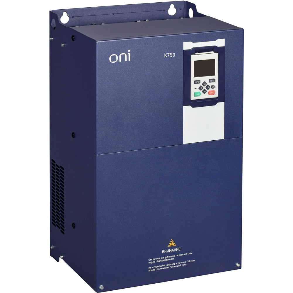 Преобразователь частоты ONI K750 380В 3Ф 30-37кВт 60-75А со встроенным тормозом и дросселем постоянного тока K750-33-3037TRM