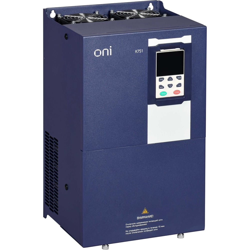 Преобразователь частоты ONI K751 380В 3Ф 30-37кВт 60-75А с дросселем постоянного тока K751-33-3037RM