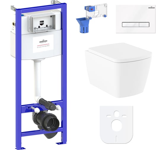 Изображение товара Комплект: инсталляция с унитазом Lavinia Boho Aveo Rimless 7 в 1 87040129