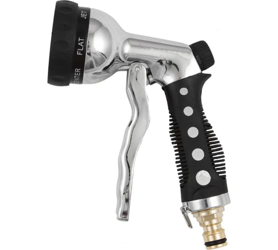 Изображение товара Металлический хромированный пистолет Профитт 7 режимов 9274962