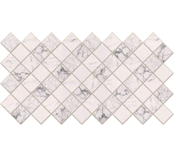 Изображение товара Панель Регул ПВХ 0,4 ромб «Бланка» 735чб