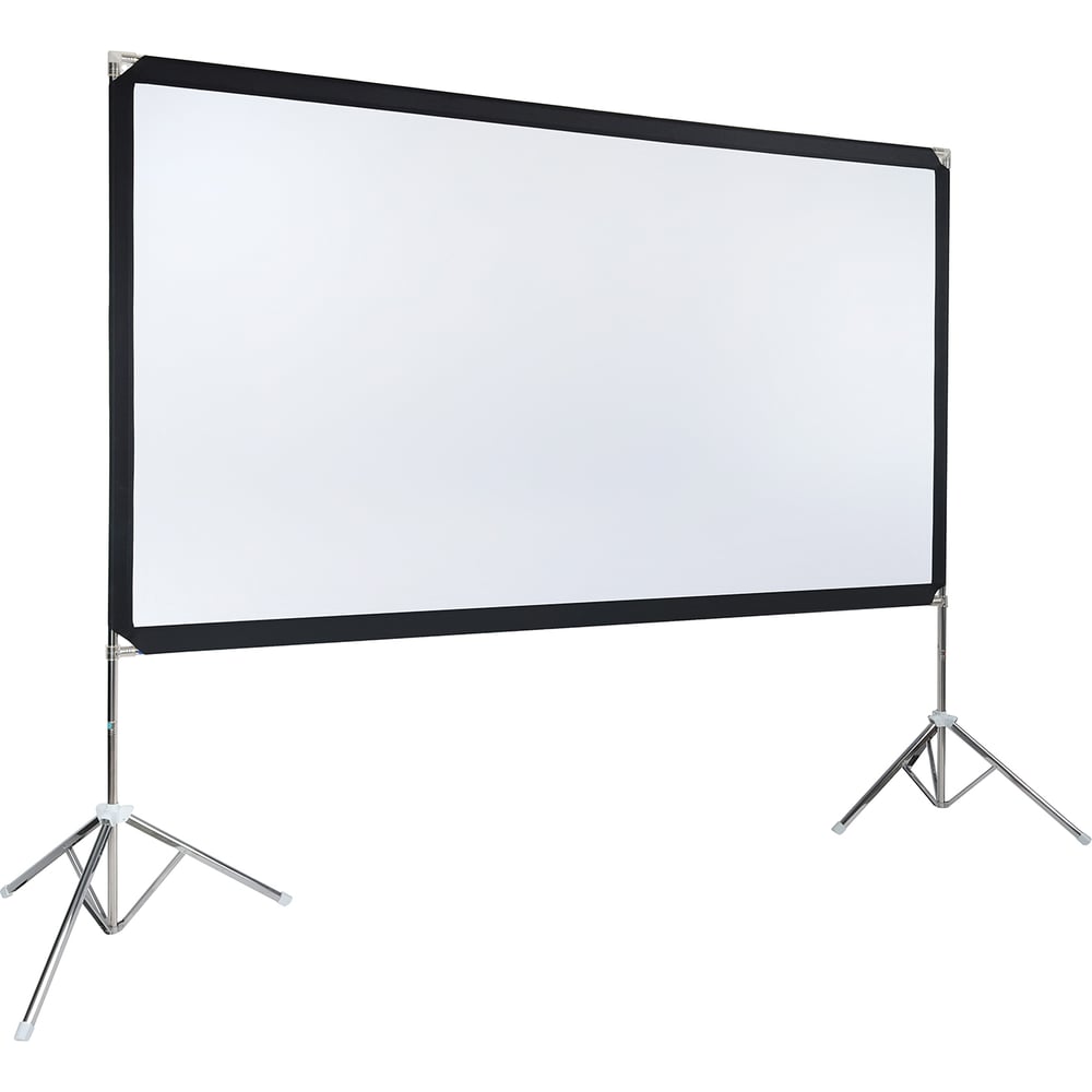 Изображение товара Экран Lumien LSV-100101 Sky View с двойным штативом, рабочая область 104×186 см, 84 Matte White Nylon, 155774