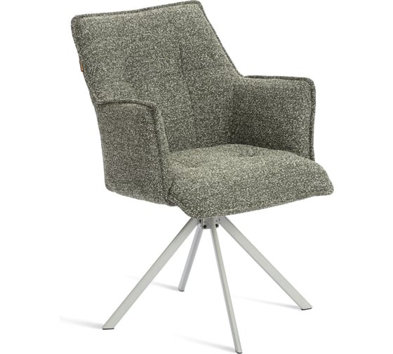 Изображение товара Кресло Tetchair Луц/Lutz, металл капучино 360, букле, оливковый, 25922