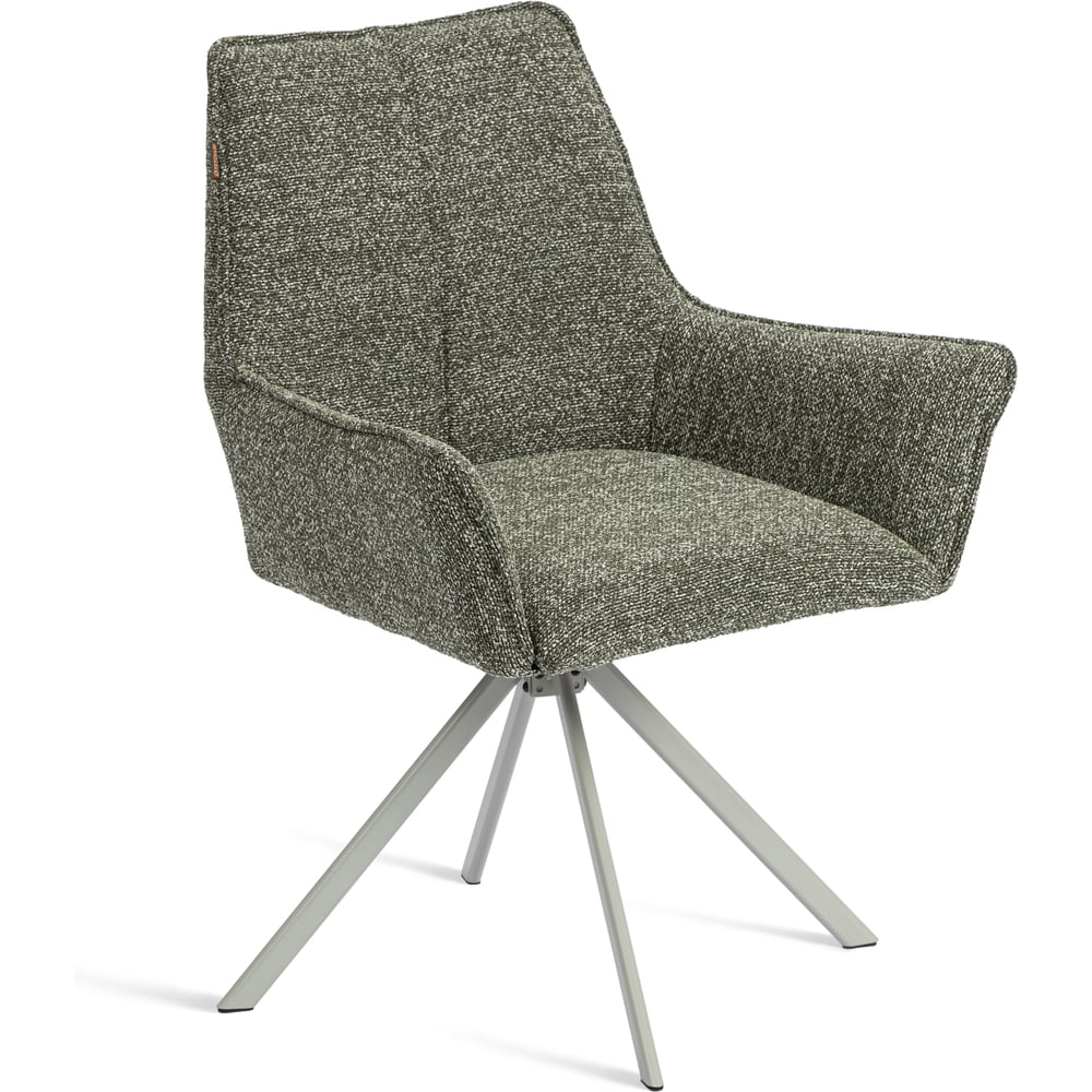 Кресло Мурано/Murano металл капучино 360, букле, олива Tetchair 25920
