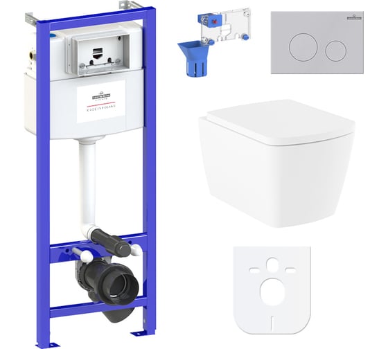 Изображение товара Комплект: инсталляция с унитазом Lavinia Boho Aveo Rimless 7 в 1 87040127