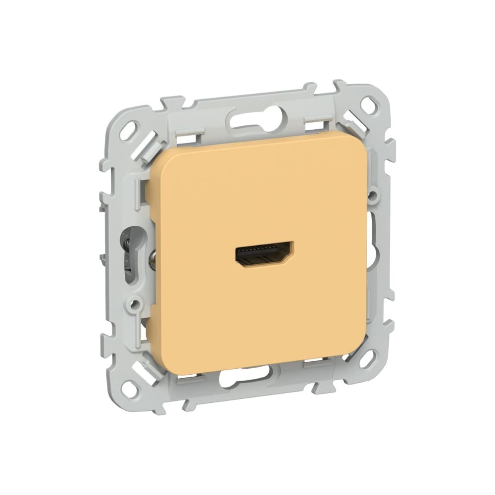 Розетка HDMI IEK FLITE РШДМА-ФлЗ золотарник FI-H10-K90