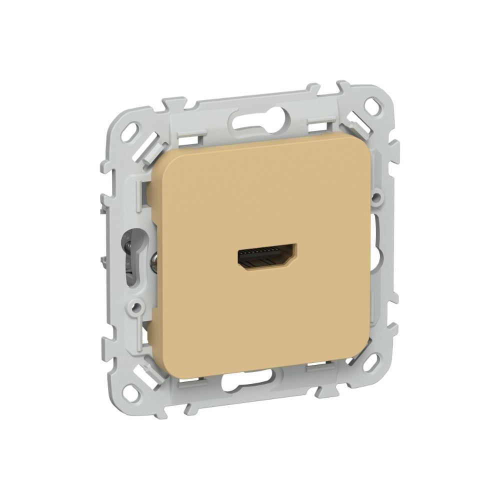 Розетка HDMI IEK FLITE РШДМА-ФлШм шамуа FI-H10-K89