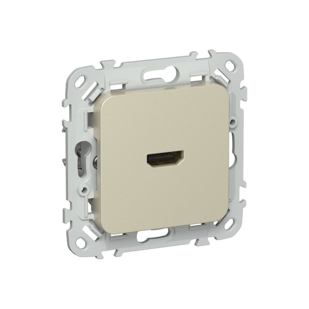 Розетка HDMI IEK FLITE РШДМА-ФлШ шампань FI-H10-K37