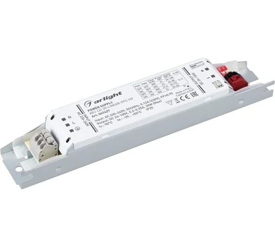 Изображение товара Блок питания Arlight ARJ-LG-20-LINEAR-PFC-HV 1шт 047427