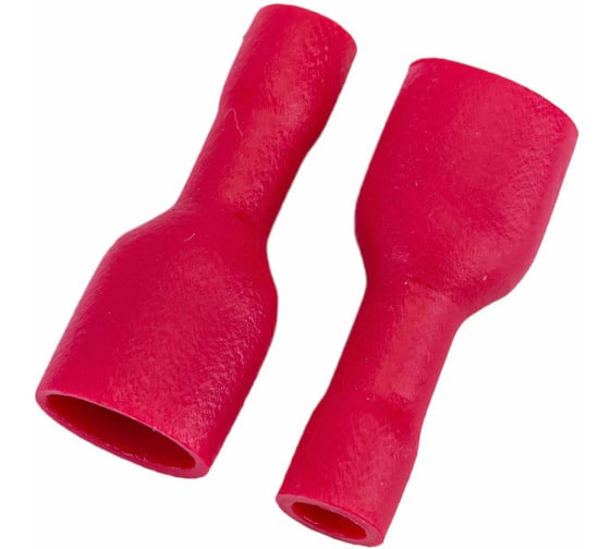 Изображение товара Разъем плоский полностью изолированный TDM ELECTRIC РППИ-М 1,25-250 красный мама  50 шт SQ0546-0003