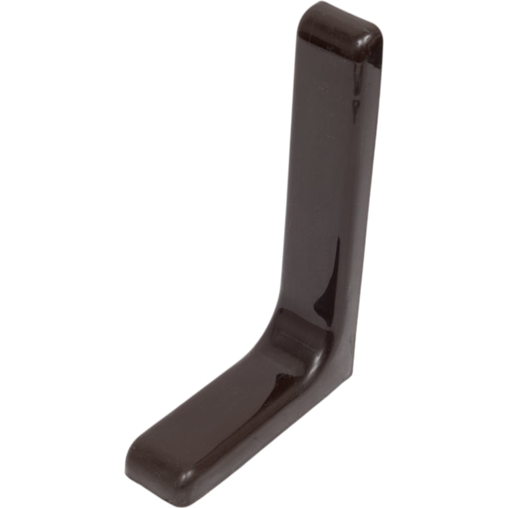 Изображение товара Угловая консоль Локри 120x80 мм, коричневая, комплект 2 шт.