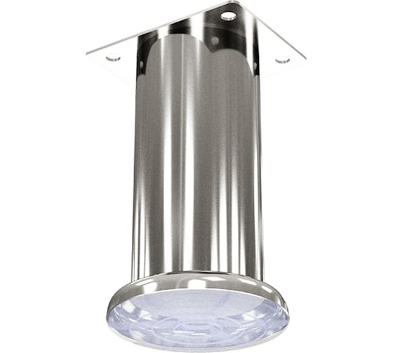 Изображение товара Мебельная опора Локри В-140, 50x200 мм, хром 125-304