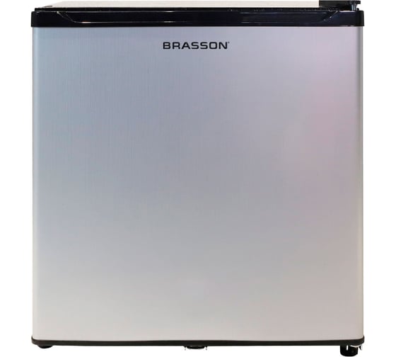 Изображение товара Холодильник BRASSON RF-50Silver, однокамерный, 47 л, морозильная камера 5 л, 49,6×45,4×44,5 см, серый, 458498