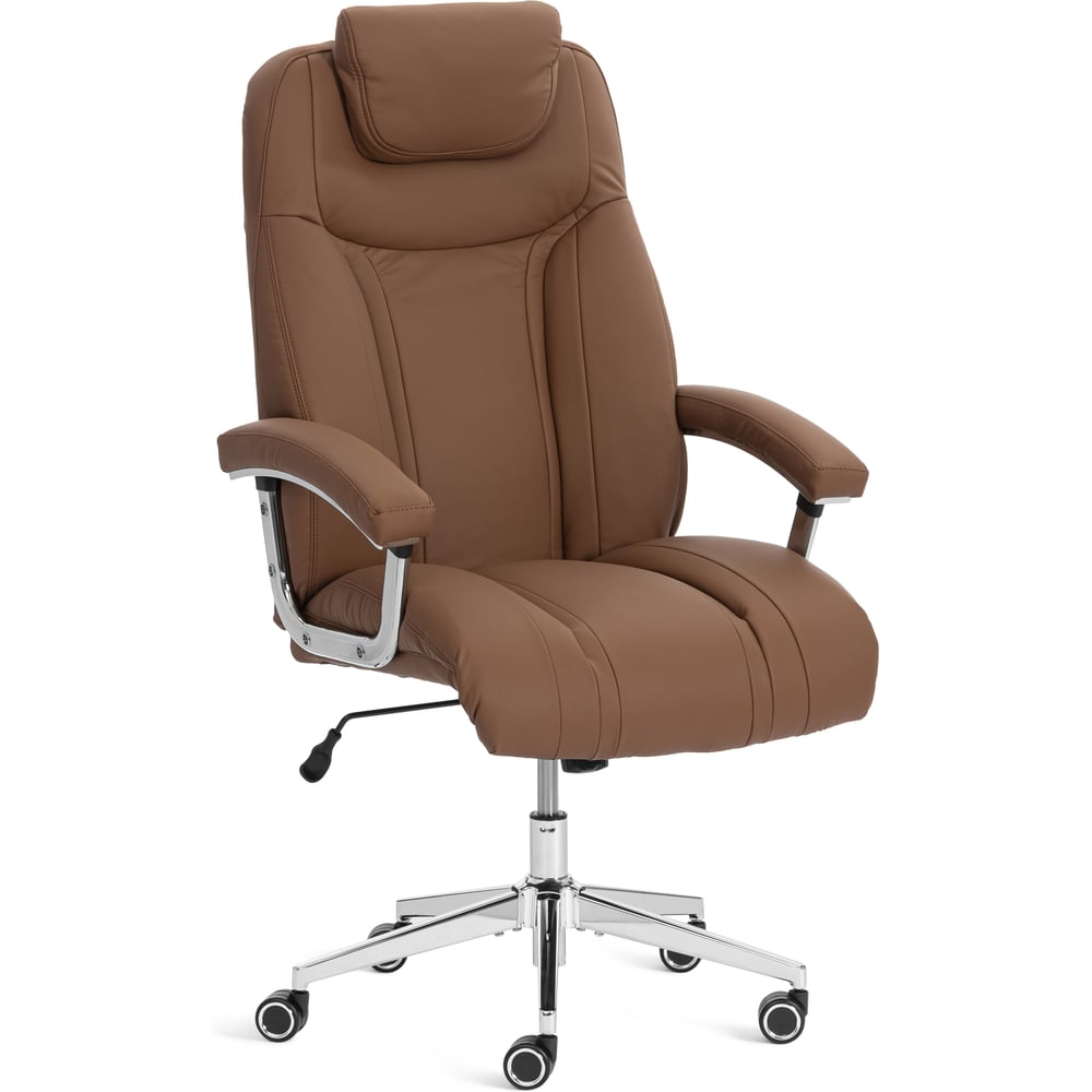 Кресло Tetchair Траст Люкс/Trust Lux экокожа LUX Classic 18-24, коричневый 25697