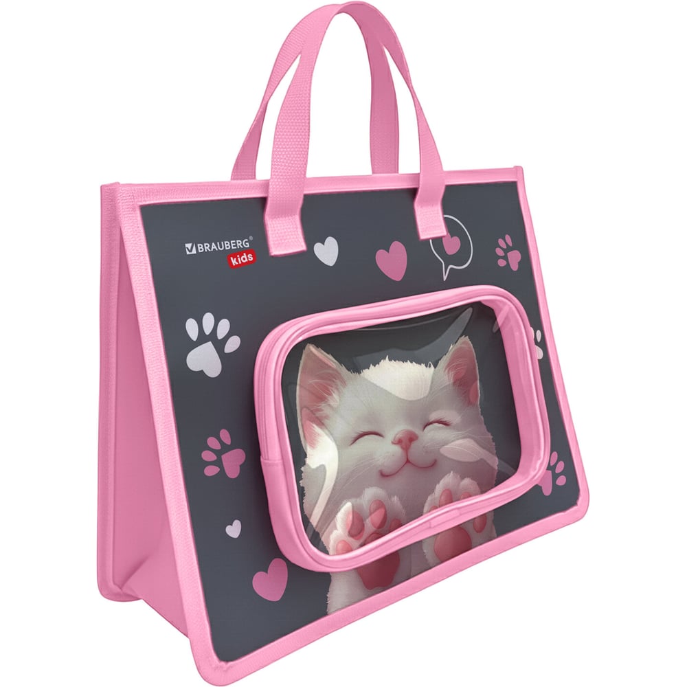 Изображение товара Папка BRAUBERG KIDS Purr cat для документов А4 Изображение товара Папка BRAUBERG KIDS Purr cat для документов А4