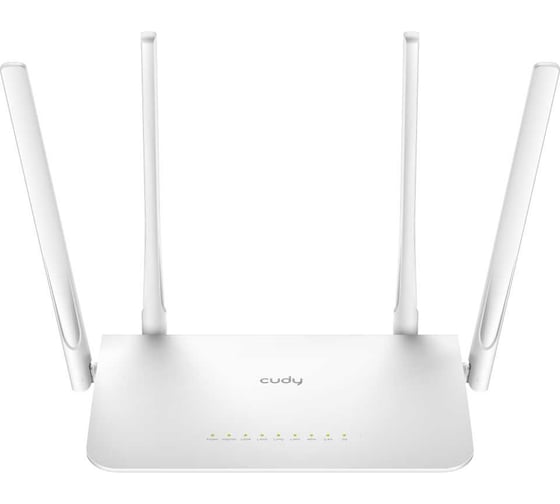 Изображение товара Wi-Fi роутер Cudy WR1300 V4.0 АС1200, 2,4/5 ГГц, до 1167 Мбит/с, 5x1 Гбит/с, MU-MIMO, 4 антенны, белый 10000146358