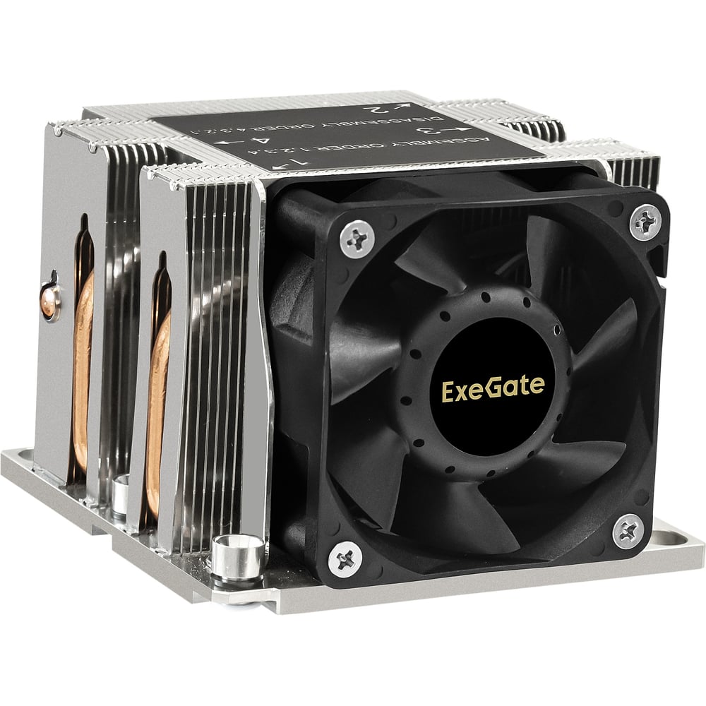 Изображение товара Кулер для процессора LGA3647 ExeGate PWM 6800 об/мин, 52 дБ, 25 мм Изображение товара Кулер для процессора LGA3647 ExeGate PWM 6800 об/мин, 52 дБ, 25 мм
