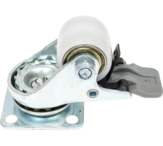 Изображение товара Колесо полиамидное поворотное с тормозом 27 мм MFK-TORG 1124027