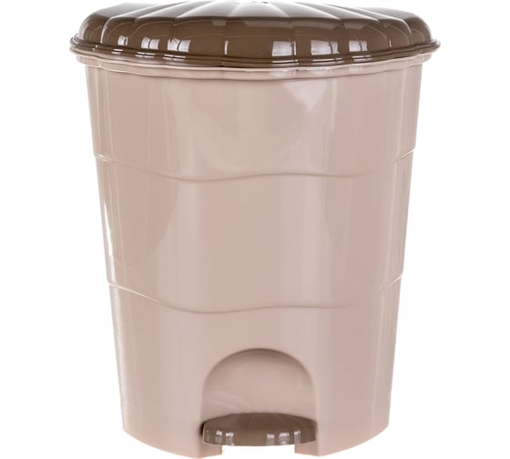 Изображение товара Ведро для мусора Violet с педалью, 11 л, латте-капучино 151120