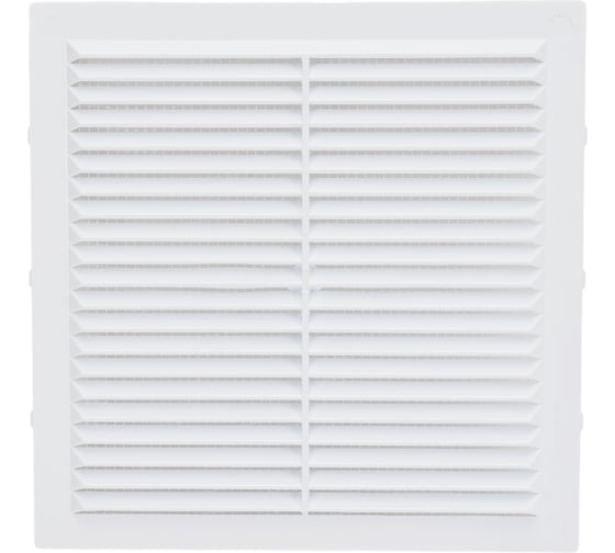 Изображение товара Решетка неразъемная с москитной сеткой (190x190 мм; белая) TDM ELECTRIC SQ1807-0087