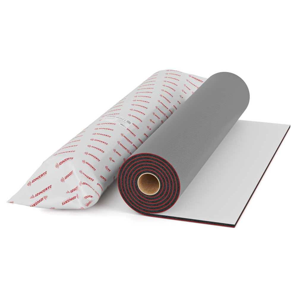 Звукоизоляционная мембрана IZOGERTZ Elastic IZI-Flex С (2,5м x 1м x 12мм, 2,5м2) 3117001088