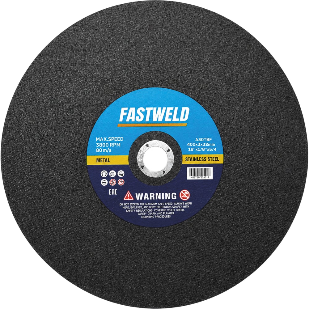 Круг отрезной Газ За Час 400х3,0х32, Fastweld FW 400*3,0