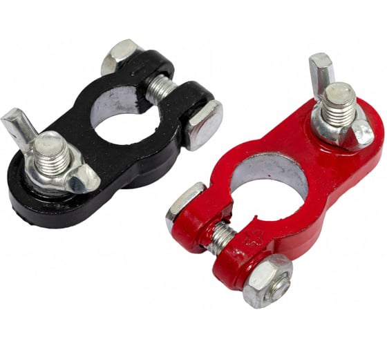 Изображение товара Аккумуляторные клеммы Nova Bright в блистере гайка-барашек - 2 шт 39824