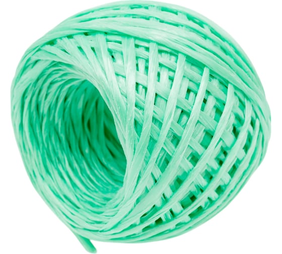 Изображение товара Полипропиленовый шпагат Komfi 50 м, 1000 текс, зеленый 103933