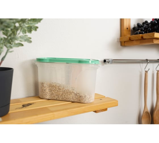 Изображение товара Банка для сыпучих продуктов ПОЛИМЕРБЫТ СТАЙЛ 1.3 л 4364400