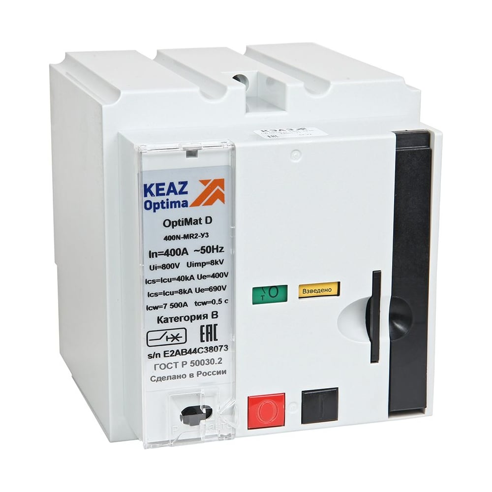 Привод двигательный КЭАЗ OptiMat D400, D630-220DС-У3-РЕГ 353210