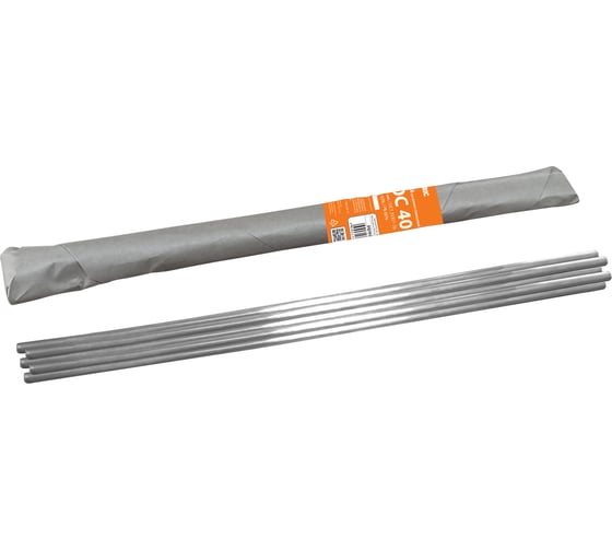 Изображение товара Припой ПОС 40, пруток, ГОСТ 21931-76, Ø8 мм, длина 400 мм, 1 кг, серия Алмаз TDM ELECTRIC TDM SQ1025-1322