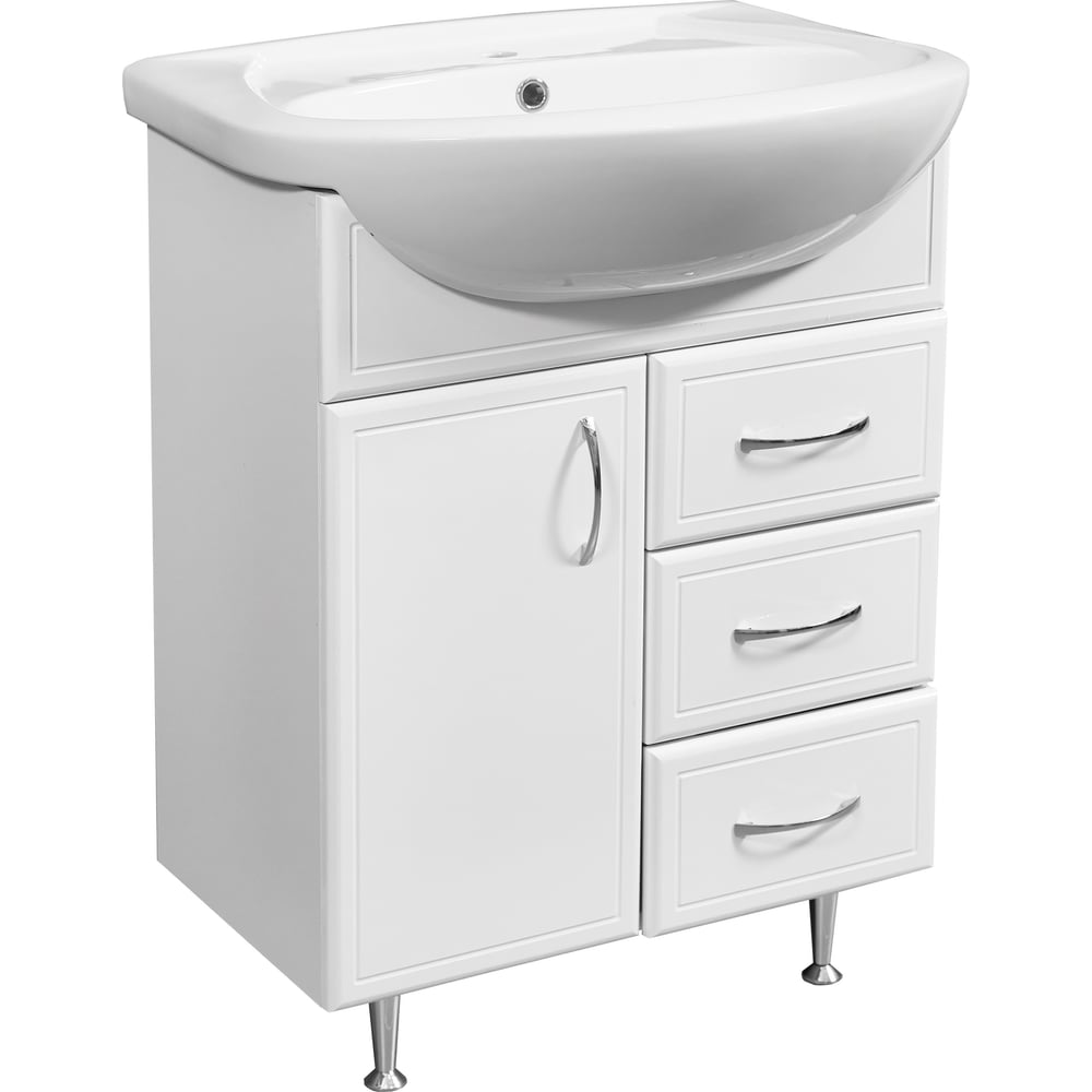 Тумба Stella Polar Концепт 65, 3 ящика Элеганс 65 SP-00000755