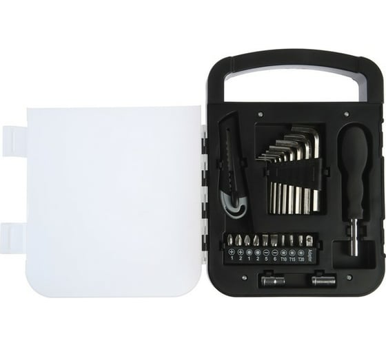Изображение товара Набор инструментов ТУНДРА, пластиковый кейс, 22 предмета 6967237