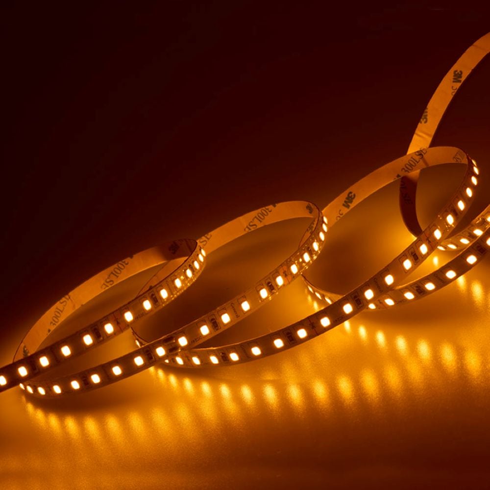 Лента светодиодная General Lighting Systems GLS-2835-180-14.4-24-IP20-PRM-1800 1800К-цвет пламени свечи 180диод/м 14,4Вт/м 24В IP20 катушка 5м 502145
