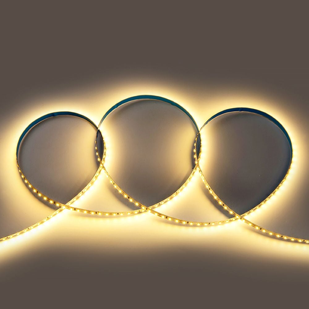 Лента светодиодная General Lighting Systems GLS-2835-120-9.6-12-IP20-3 3000К-тепло-белый свет 120диод/м 9,6Вт/м 12В IP20 катушка 50м 501060