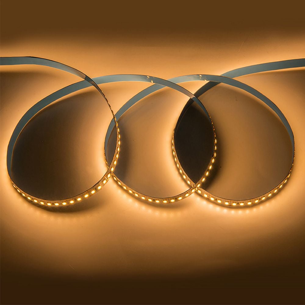 Лента светодиодная General Lighting Systems GLS-2835-180-14.4-12-IP20-3 3000К-тепло-белый свет 180диод/м 14,4Вт/м 12В IP20 катушка 50м 501070