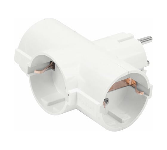 Изображение товара Сетевой переходник SONNEN U-030G, 3 розетки, с заземлением, 16 А, 511441